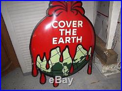 Vintage Sherwin Williams Paint Porcelain-3-d Sign-35-swp-cover The Earth