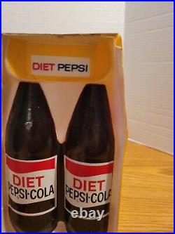 (VTG) 1960s Diet Pepsi Soda Plastic 6 Pack Light Up Advertising Sign