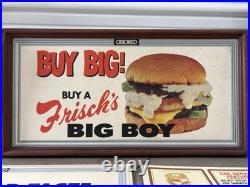 Very RARE Vintage'60s FRISCHS Bob's BIG BOY Burger Advertisement SIGNS HTF Very RARE Vintage'60s FRISCHS Bob's BIG BOY Burger Advertisement SIGNS HTF