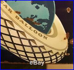 Vintage 1930's GOODYEAR BALLOON TIRES Sign - porcelain - world - 24 x 26
