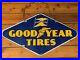 Vintage-1939-Goodyear-Tires-Porcelain-Sign-Double-Sided-36x20-Garage-Shop-Sign-01-yl
