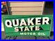 Vintage-1950s-Quaker-State-Motor-Oil-Gas-Station-70-Embossed-Metal-Sign-01-vzf
