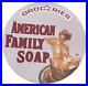 Vintage-1951-American-Family-Soap-Porcelain-Enamel-Gas-oil-Garage-Man-Cave-Sign-01-wh