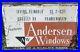 Vintage-1960s-Anderson-Windows-Metal-Advertising-Sign-3x2-Frankenmuth-MI-01-zjx