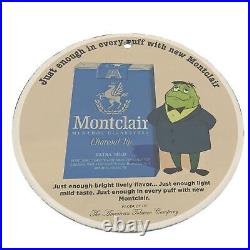 Vintage 1964 Montclair Cigarettes Porcelain Enamel Gas-oil Garage Man Cave Sign