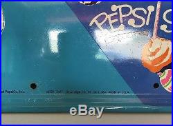 Vintage 1967 Embossed Pepsi Sno Ball Metal Cola Advertising Sign RARE