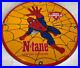 Vintage-1968-Spider-Man-Ntane-Conoco-Gasoline-12-Porcelain-Metal-Comic-Oil-Sign-01-rz