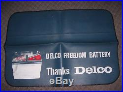 Vintage 1970s original GM CHEVROLET AC DELCO Fender freedom Battery promo auto