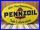 Vintage-1972-Pennzoil-Double-Sided-Metal-Oval-Sign-A-M-1-72-31-X-18-Gas-Oil-1-01-hmm