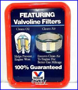 Vintage 1980's Valvoline Oil Advertising Sign