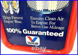 Vintage 1980's Valvoline Oil Advertising Sign