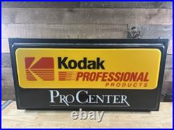Vintage 1990's KODAK Pro Center Professional Products Large Sign Vintage 1990's KODAK Pro Center Professional Products Large Sign