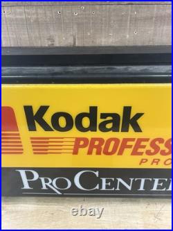 Vintage 1990's KODAK Pro Center Professional Products Large Sign Vintage 1990's KODAK Pro Center Professional Products Large Sign