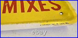 Vintage 28.5 SSA Original 1960's Embossed Sakrete Cement Advertising Sign