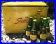 Vintage-50s-Metal-SQUIRT-Cooler-withPlug-Opener-SIX-FULL-Glass-Squirt-Bottles-01-ju