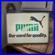 Vintage-80-s-Dualite-Puma-Lighted-Sign-NEVER-USED-EXCELLENT-01-mdnq