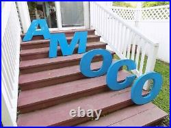 Vintage Amoco Plastic Letter Store Sign