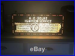 Vintage Antique Lighted Sign Ford, tasco, franklin, Hupmobile, stutz, auburn