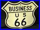Vintage-Authentic-Route-US-66-Sign-Steel-16-1-2-X-16-Road-wear-Patina-01-nv