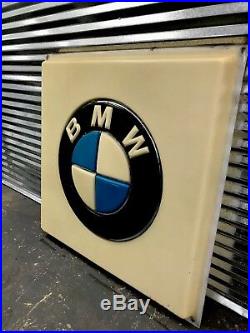 Vintage BMW Dealership Sign 1960s Dealer E9 E28 E30 RARE FREE SHIPPING