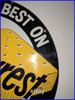 Vintage Beauty Rest By Simmons Mattress Flange Sign Authentic Non Reproduction