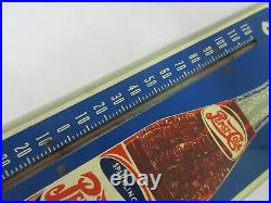 Vintage Bigger Better Pepsi Soda Pop Store Thermometer Advertising 917-q