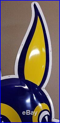 Vintage Bunny Bread Head Rare 3D Advertising Sign- excellent condition