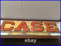 Vintage CASE Farm Machinery Sign 27x8