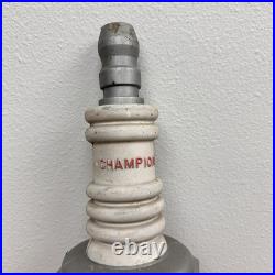 Vintage CHAMPION Spark Plug Original Blow Mold Display Sign 22 Customized