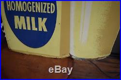 Vintage Carnation Milk Advertising Sign Dairy Farm 1950's Agriculture General