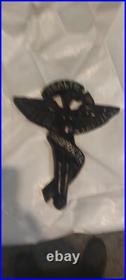 Vintage Cast Aluminum Chiropractor Angel Health Doctor Caduceus Advertising SIGN Vintage Cast Aluminum Chiropractor Angel Health Doctor Caduceus Advertising SIGN