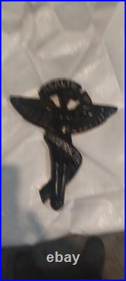 Vintage Cast Aluminum Chiropractor Angel Health Doctor Caduceus Advertising SIGN Vintage Cast Aluminum Chiropractor Angel Health Doctor Caduceus Advertising SIGN