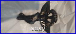 Vintage Cast Aluminum Chiropractor Angel Health Doctor Caduceus Advertising SIGN Vintage Cast Aluminum Chiropractor Angel Health Doctor Caduceus Advertising SIGN