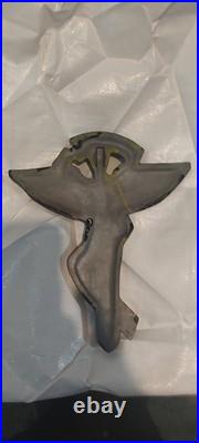Vintage Cast Aluminum Chiropractor Angel Health Doctor Caduceus Advertising SIGN Vintage Cast Aluminum Chiropractor Angel Health Doctor Caduceus Advertising SIGN