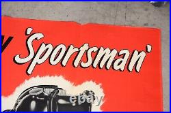 Vintage Chainsaw Store Display sign Titan Sportsman Poster Advertising Tool