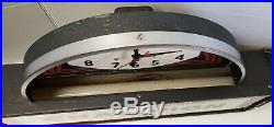 Vintage Champion Spark Plugs Lighted Sign With Clock Neon Products Inc. Works