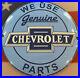 Vintage-Chevrolet-Porcelain-Service-Sign-Gas-Station-Pump-Plate-Motor-Oil-01-rcl