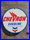Vintage-Chevron-Porcelain-Sign-California-Oil-Company-Gas-Station-Pump-Plate-12-01-ce