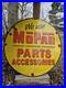Vintage-Chrysler-We-Use-Mopar-Parts-Porcelain-Enamel-Dealership-Sign-30-01-neo