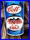 Vintage-Cott-1966-Batman-Cola-Porcelain-Soda-Sign-About-12-X-7-01-ns