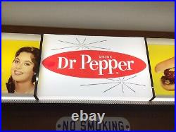 Vintage DR PEPPER Light Up Sign Movie Sign