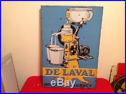 Vintage De Laval Porcelain Flange Sign