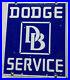 Vintage-Dodge-Brothers-Porcelain-Dealership-Sign-Steel-Gas-Oil-Garage-Pump-Plate-01-vc
