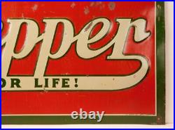 Vintage Dr. Pepper 5 Cent Robertson Sign All Original 1930's