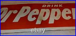 Vintage Dr Pepper Porcelain Sign Coca-Cola Pepsi Mr Pibb Barq's Frostie 20 x 7