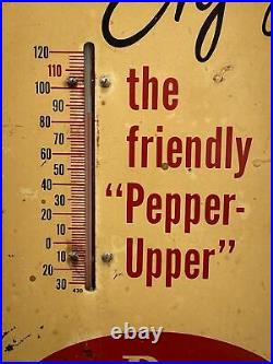 Vintage Dr Pepper Soda Soft Drink Advertising Sign Thermometer Fresh Find