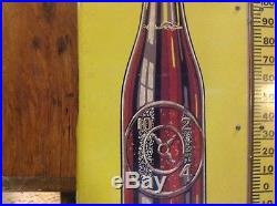Vintage Dr Pepper Thermometer Sign Antique Soda Pop Cola Beverage ADVERTISING