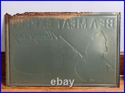 Vintage Esskay Meat Products Sign Parker Metal Decorating Co Baltimore MD