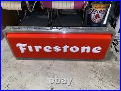 Vintage Firestone Lighted Sign