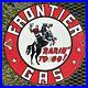 Vintage-Frontier-Gas-Porcelain-Metal-Sign-USA-Oil-Lube-Station-Rodeo-Cowboy-Man-01-ol